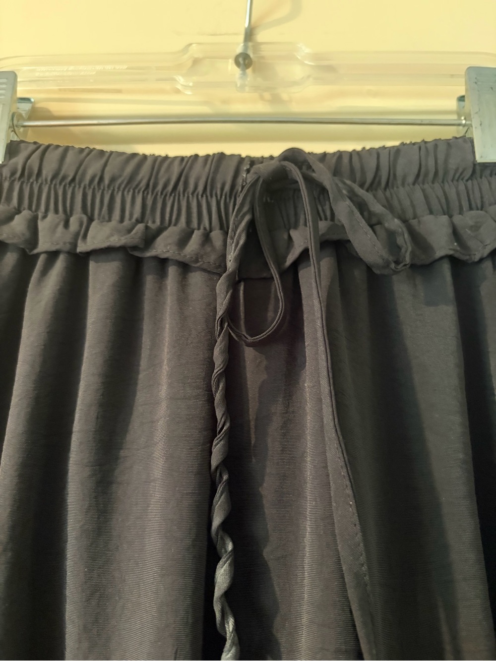 JODIFL Black Knee-Length Circle Skirt with Ruffled Hem Size S - Picture 4 of 5
